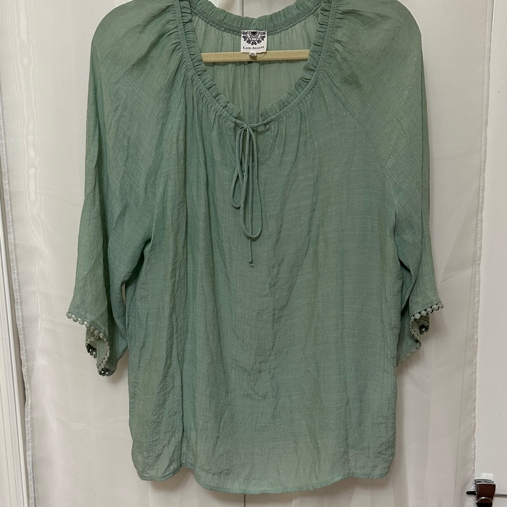 Late August - Peasant Blouse Sz XL